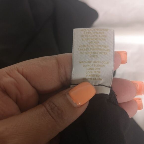 Adiva Ladies Ruffle Pleated Top Black Small 🖤🖤 - Picture 16 of 16